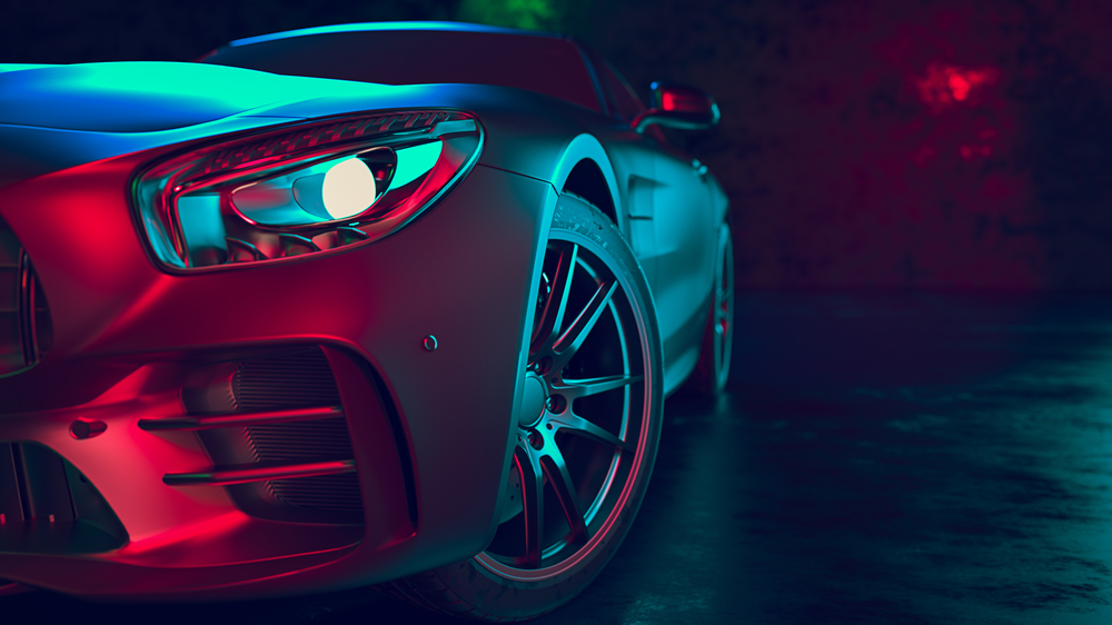 Modern cars are in the studio room. 3d illustration and 3d render. Modern cars are in the studio room. 3d illustration and 3d render.